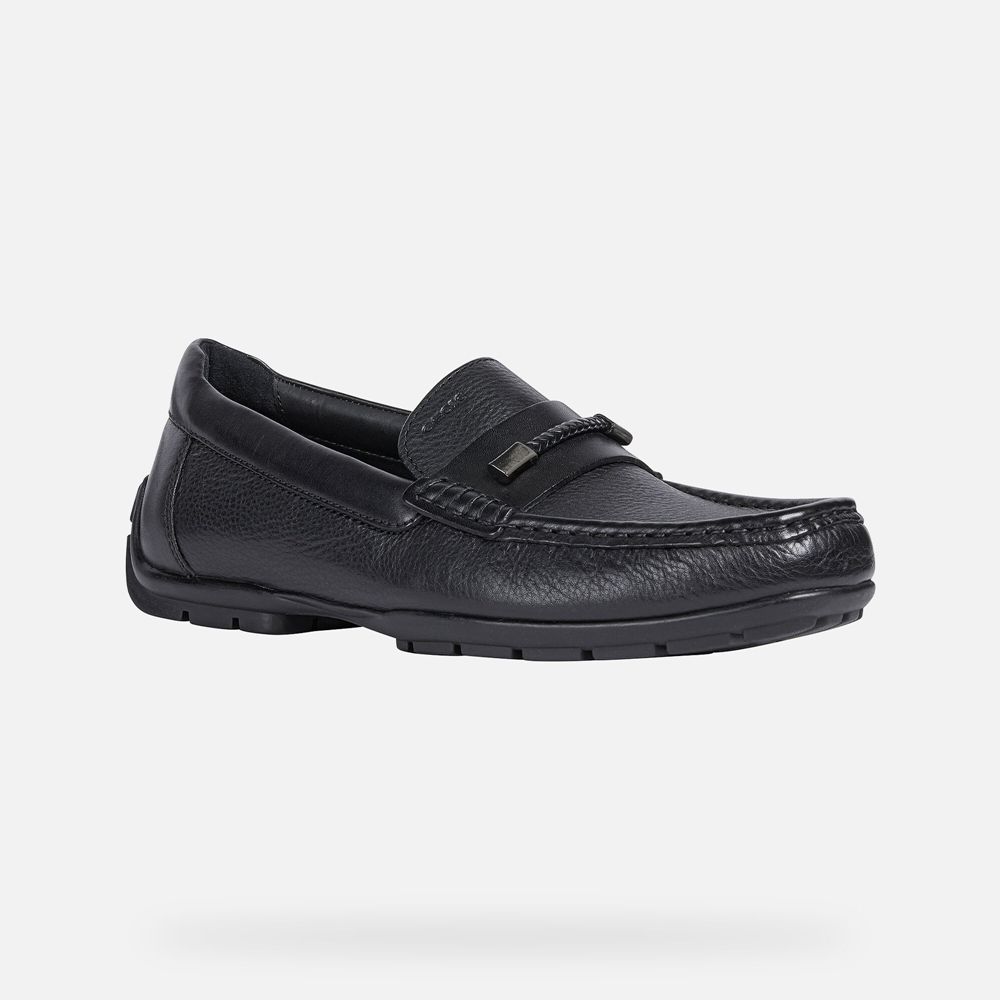 Geox Erkek Loafers Siyah - Moner W 2Fit - PGT-349502